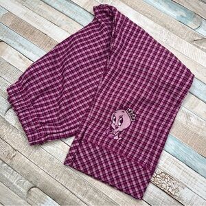 Kids Baby Looney Tunes Tweety Bird Purple Pink Pajama Pants 4T